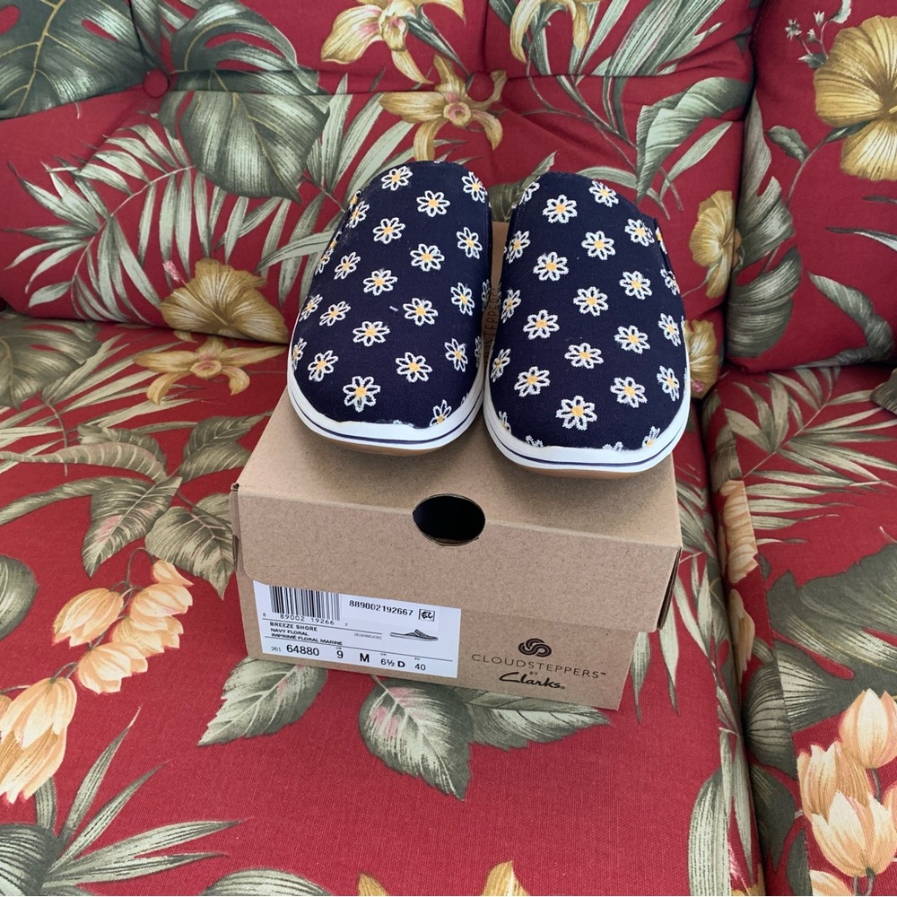 NEW WM’s Cloudstepper Breeze Shore Mules by Clark, Size 9, Width Medium